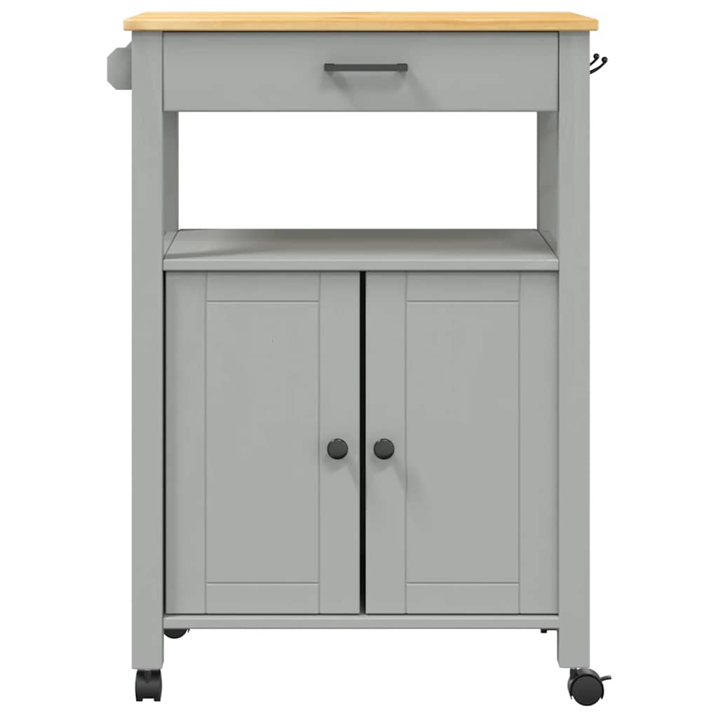 Kitchen Trolley MONZA 60x40x88.5 cm Solid Wood Pine